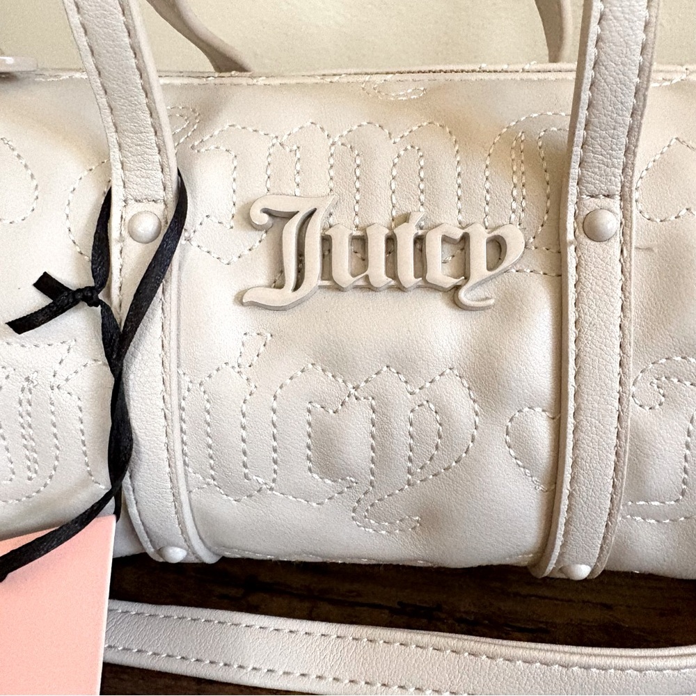 Juicy Couture | White Mini Barrel Bag NWT - Picture 2 of 6